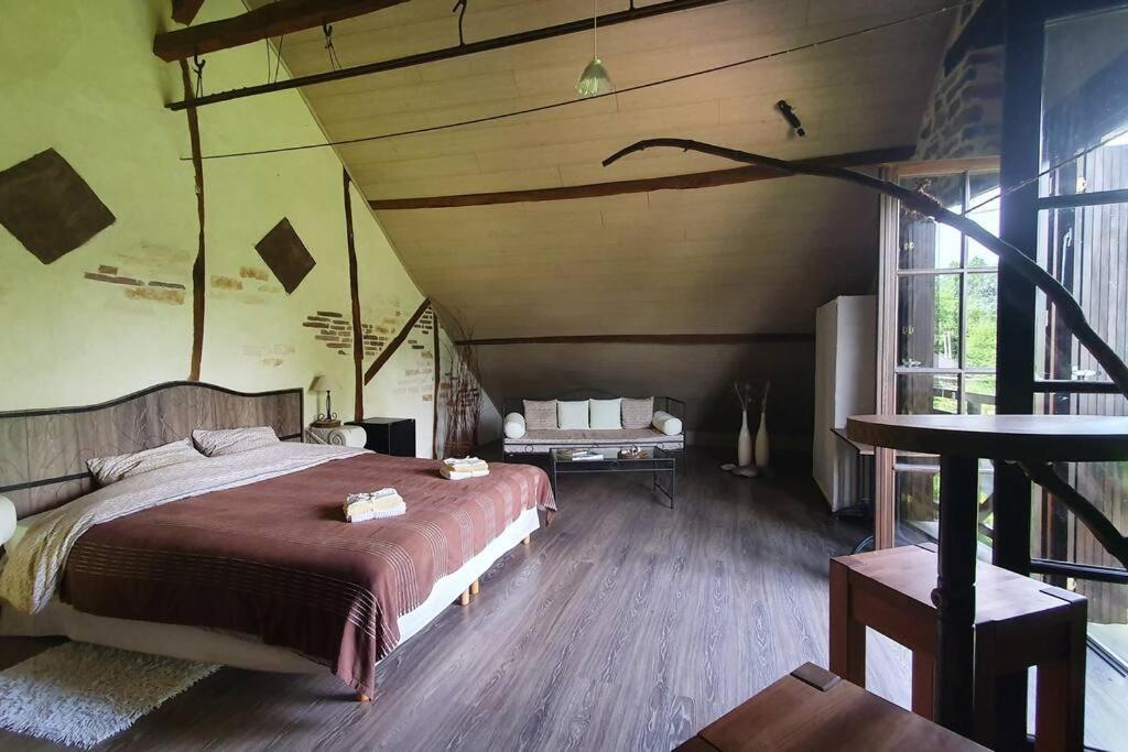 Unique Room With Great View In A Former Old Barn Troche Eksteriør bilde